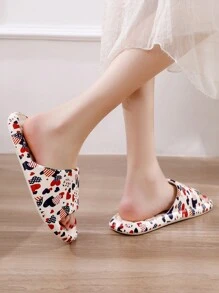 Ladies' Plastic Slippers, Summer Indoor Open Toe Home Shoes With Thick Eva Sole - Multicolor - View 4