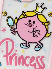 Mr Men Little Miss X SHEIN Princess Pink Border Transparent Phone Case - Clear - View 7