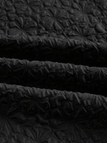 SHEIN EZwear Falda de mujer tejida en color negro - Negro - Ver 4