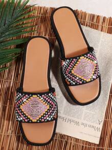 SHUZIA Women's Wedge Heel Platform Sandals, Perfect For Vacation And Travel