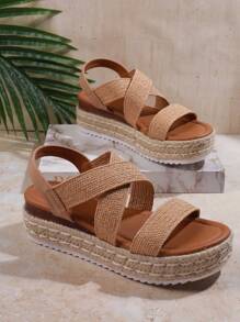 SHUZIA Women's Wedge Heel Platform Sandals Are Suitable For Daily Wear