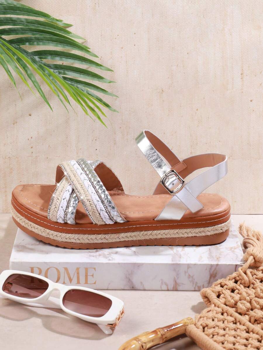SHUZIA Women's Wedge High Heels Platform Sandals, Suitable For Daily Wear
