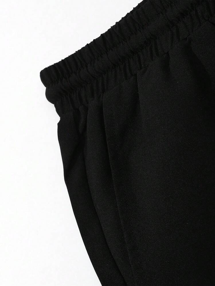 Manfinity RSRT Men's Coconut Tree Print Button Down Short Sleeve Shirt And Shorts - Multicolor - View 6