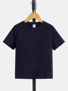 SHEIN Young Boys' Street Fashionable Casual City Scene & Slogan Printed Top