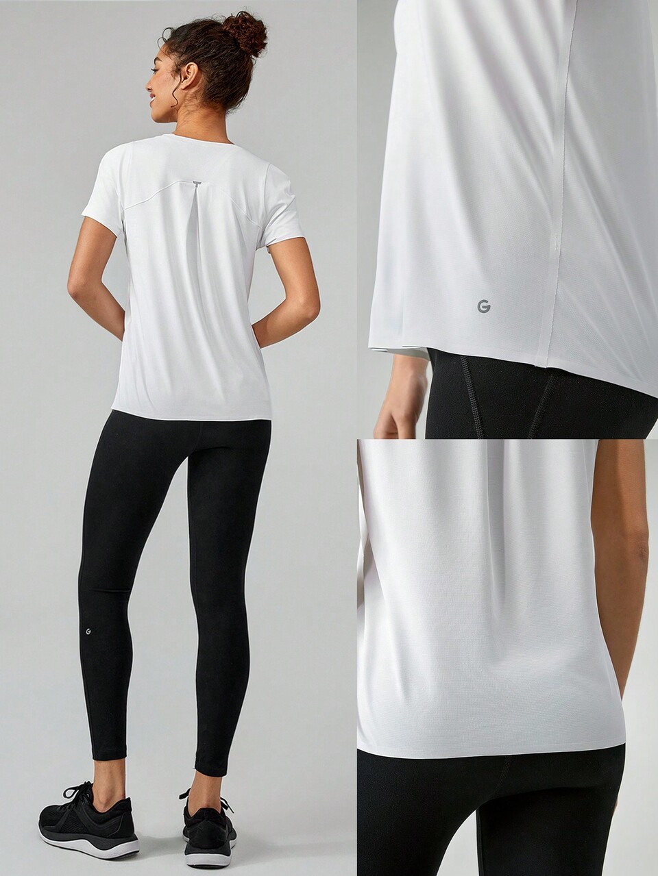 Quick-Day V-Neck Tee Summer Tank Top Gym Wear Running Workout Summer