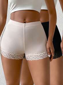 Zolique Lace Trim Leggings