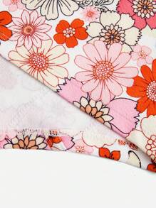 Soleia Phong cách nghỉ dưỡng Áo ba lỗ viền in hoa bất đối xứng - Nhiều màu - Xem 5