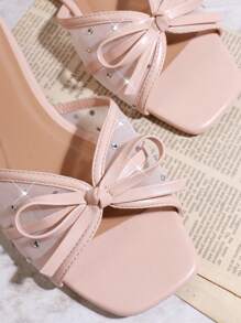 SHUZIA Women's Stylish & Versatile Summer Flat Sandals Summer Shoes Spring Shoes Spring Break Easter Vacation Shoes Casual Shoes Beach Shoes Mother's Day Present For Christmas Valentine's Day - Apricot - View 3