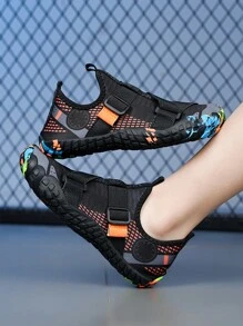 Beach Swimming Comfortable Quick-Drying Anti-Slip Lightweight Water Shoes - Black - View 1