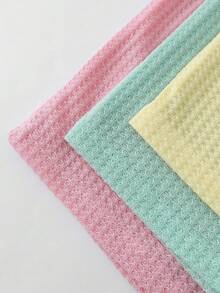 SHEIN LUNE 純色休閒背心上衣和彈性腰帶短褲套裝 - 彩色 - 查看 6