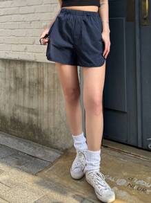 Dazy Designer Ladies' Drawstring Waist Design Stylish Shorts Summer