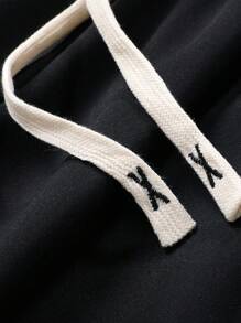 Men's Casual Sports Comfortable Fashion Simple Letter Print Drawstring Waist Sweatpants