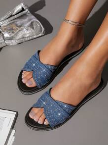 SHUZIA Women's Fashionable Flat Sandals, Versatile