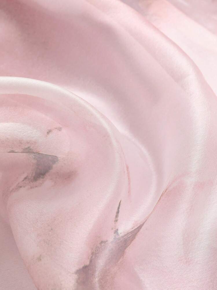 Women's Sheer Floral Design Skirt With Fashionable Look Fall Skirts