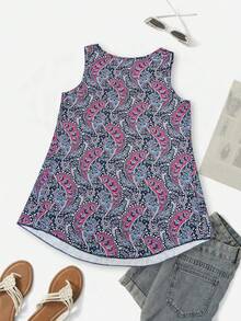 Blusa De Tirantes Doble De Estilo Vacacional Para Primavera/verano Para Mujeres/mamás - Rosa Fucsia - Ver 2