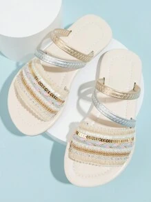 春夏新款兒童時尚拖鞋,女孩和幼兒拖鞋 - 彩色 - 查看 2