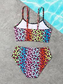 Cô gái Tween Biến đổi dần Áo bơi Bộ - Nhiều màu - Xem 2