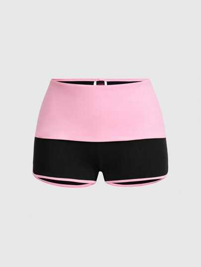 Kawaii Shorts Minis De Sport Décontracté Style Y2k Spice Girl Pour Femmes, Avec Design De Levage De Hanches