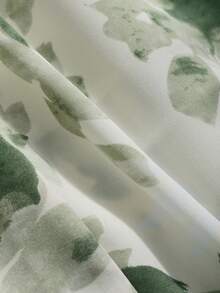 DAZY 女士植物印花中長裙 - 白色 - 查看 7