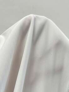 SHEIN Privé Hollow Out Cross Strap Bodysuit - White - View 6