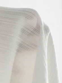 Dazy Designer Của phụ nữ Vai Thiết kế Áo thun - trắng - Xem 4