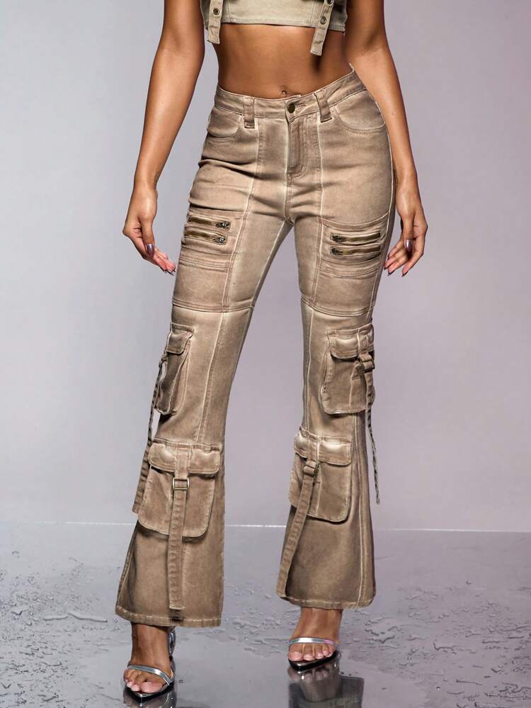 Officially Back Low Rise Flare Jeans&Music Festival&Concert Outfits