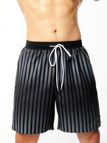 Surfspeed Bañador De Hombre Con Cintura Ajustable Y Rayas