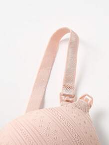 Maternity Solid Color Underwear Push Up Bra