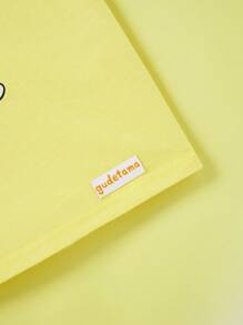 Gudetama X SHEIN 少年童話卡通圖案圓領背心衫