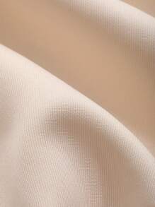 DAZY Solid Color Split Dress For Women Sundress - Apricot - View 3