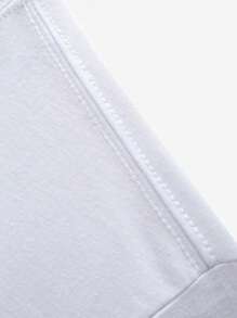 Manfinity Homme Men Figure And Letter Graphic Tee - White - View 5