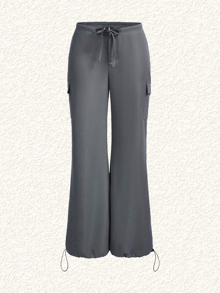 Grey Weave Women's Utility Pocket Cargo Pants