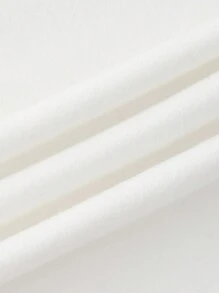 Kuroro Của phụ nữ Tim & Lá thư In Thon gọn Top Cây trồng Với Vòng cổ - trắng - Xem 4
