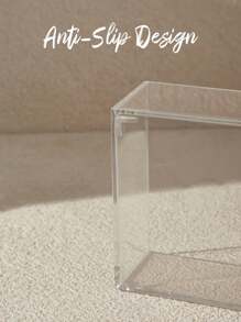 SHEIN Basic living 1pc Stackable Desk Drawer Organizer Tray Dividers For Bathroom/Vanity/Kitchen/Office, Gift For Valentine's Day Decorations Autumn Decor Festival Decor Room Decor Home Decor Fall Decor Bedroom Decor Christmas For Holiday Gift Giving - Clear - View 5