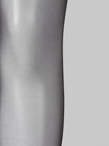 ROMWE Grunge Punk 3双女士个性化组合黑色连裤袜，适合所有季节 - 黑色 - 查看 6