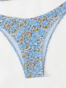 SHEIN Swim Ditsy Floraled Two-Piece Bikini Set Summer Beach