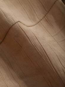 DAZY Blusa Con Manga Farol Y Manga Raglán Con Cuello En V Para Mujer - Camel - Ver 3