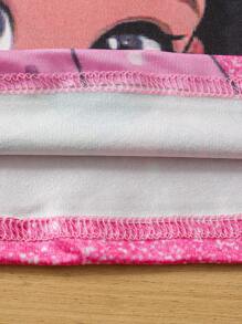 Conjunto De Ropa Para Bebé Niña Recién Llegada, Camiseta Estampada Linda Para Niña + Cinturón + Pantalones Largos, 3 Piezas