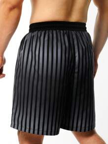 Surfspeed Bañador De Hombre Con Cintura Ajustable Y Rayas