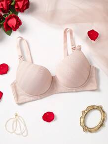 Maternity Solid Color Underwear Push Up Bra