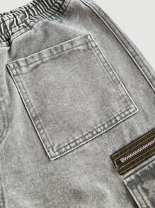 SHEIN MOD Vaqueros De Moda Para Mujer - Verde Oliva - Ver 3