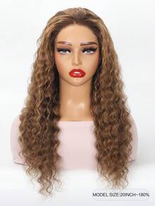 TrueHD 無膠透氣空氣波浪髮型 5x5高清拉絲閉合髮型 4-27亮點預抽深度波浪式人髮樣式女士髮型 - SP4/27 - 查看 3