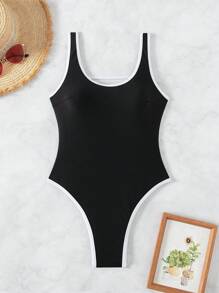 Swim SXY 女式一片式泳衣,大露背設計和流蘇裝飾