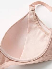 Maternity Solid Color Underwear Push Up Bra