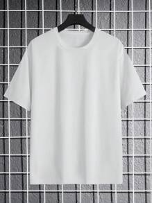 Conjunto De 3 Peças Para Esportes T-shirt Para Adolescentes Com Cor Sólida, Colete Com Impressão De Letras E Números E Shorts