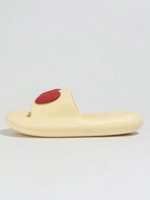 Của phụ nữ Nhựa Dép đi trong nhà Với Bowknot Đồ trang trí , Dày Không trượt Và Dễ thương , Lý tưởng Cho mùa hè Trong nhà Và Ngoài trời Sử dụng - Màu vàng - Xem 3