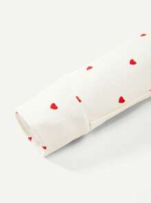 Baby Girl Snug Fit Pajama Set With Cartoon Printed Round Neck Long Sleeve Top And Pants, 4pcs