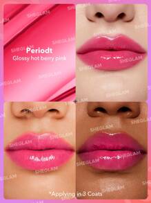 SHEGLAM Mirror Kiss 高光澤唇膏-Periodt 12 色高光澤閃亮唇膏保濕減少唇部細紋潤唇膏唇妝 品牌 美容 化妝 化妝品 適合女性與女孩 完美搭配夏季春季 Y2K 時尚 流行 生日 母親節禮物 假期 派對準備就緒 最佳顏色 - Periodt - 查看 2