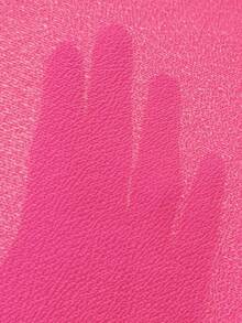 SHEIN LUNE Của phụ nữ Eo Wrapped Màu thuần Cổ chữ V Ngắn tay Áo sơ mi - Màu Hồng  Dưa hấu - Xem 7