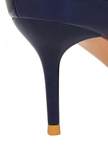 9283-A5 Simple Patent Leather High Heels For Women, Classic Pointed Toe Design, Perfect For Work